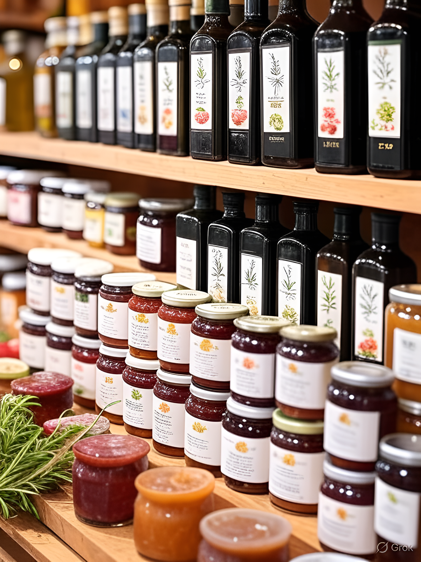 Cosmétiques et épicerie