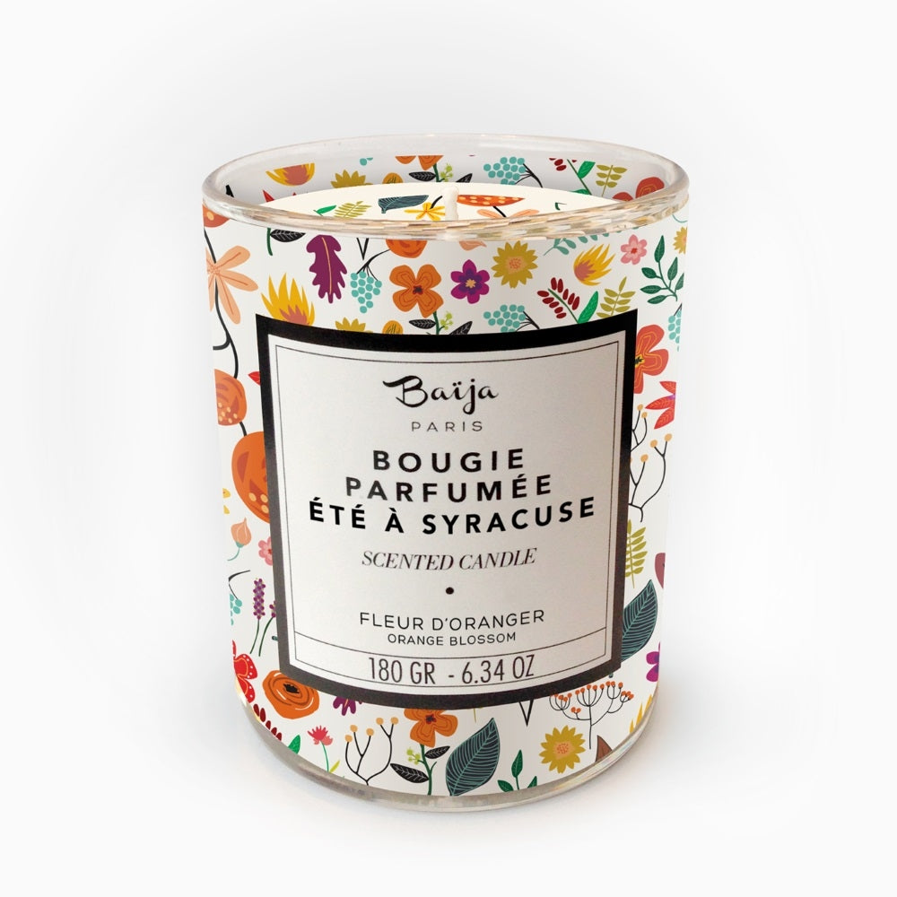 Bougie Parfumée Eté à Syracuse - 180 gr